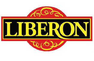 Liberon logo, red, black and yellow.